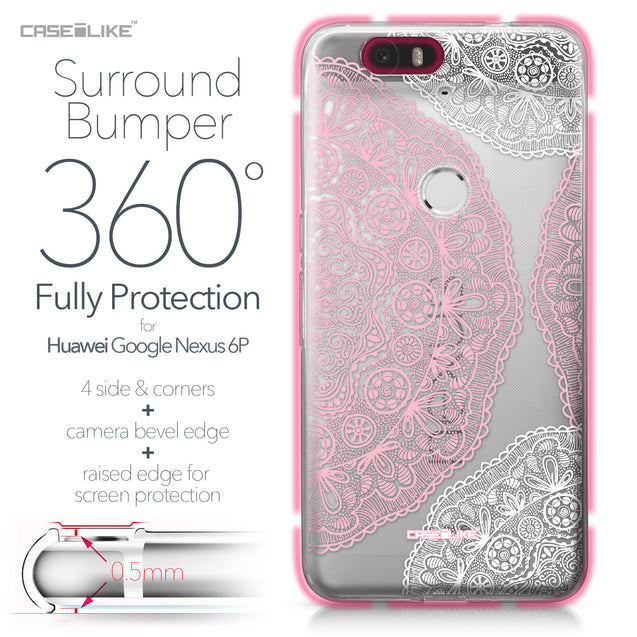 Huawei Google Nexus 6P case Mandala Art 2305 Bumper Case Protection | CASEiLIKE.com