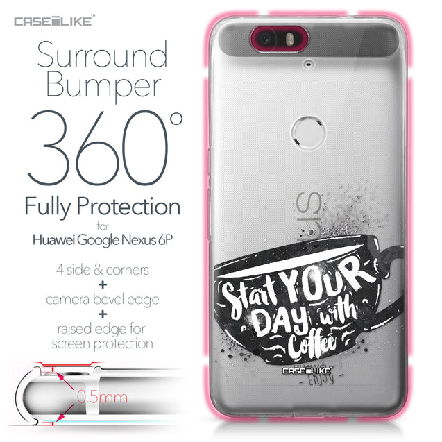 Huawei Google Nexus 6P case Quote 2402 Bumper Case Protection | CASEiLIKE.com