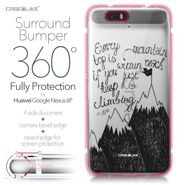Huawei Google Nexus 6P case Quote 2403 Bumper Case Protection | CASEiLIKE.com