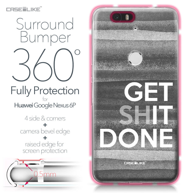 Huawei Google Nexus 6P case Quote 2429 Bumper Case Protection | CASEiLIKE.com