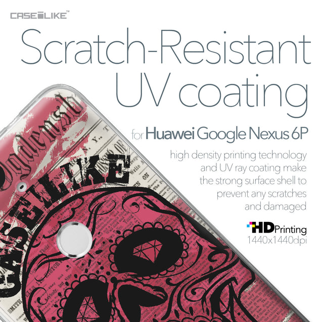 Huawei Google Nexus 6P case Art of Skull 2523 with UV-Coating Scratch-Resistant Case | CASEiLIKE.com