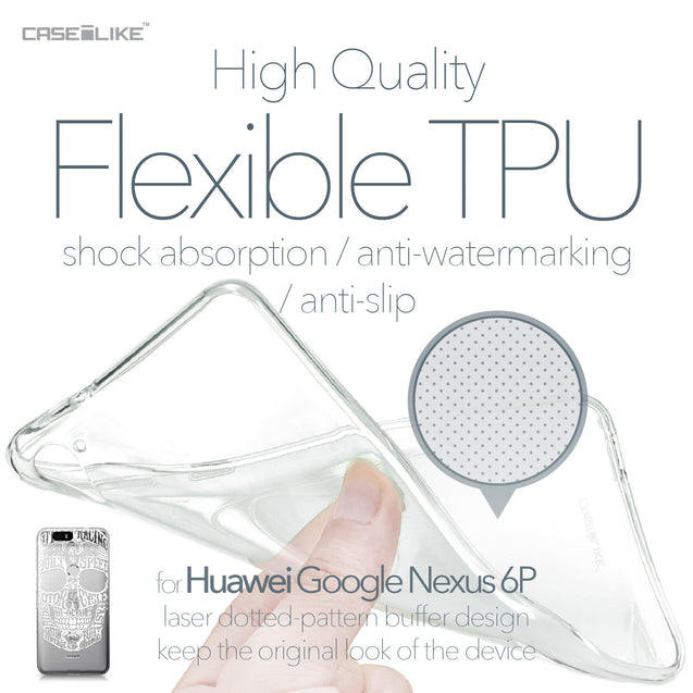 Huawei Google Nexus 6P case Art of Skull 2530 Soft Gel Silicone Case | CASEiLIKE.com
