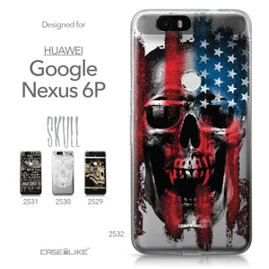 Huawei Google Nexus 6P case Art of Skull 2532 Collection | CASEiLIKE.com
