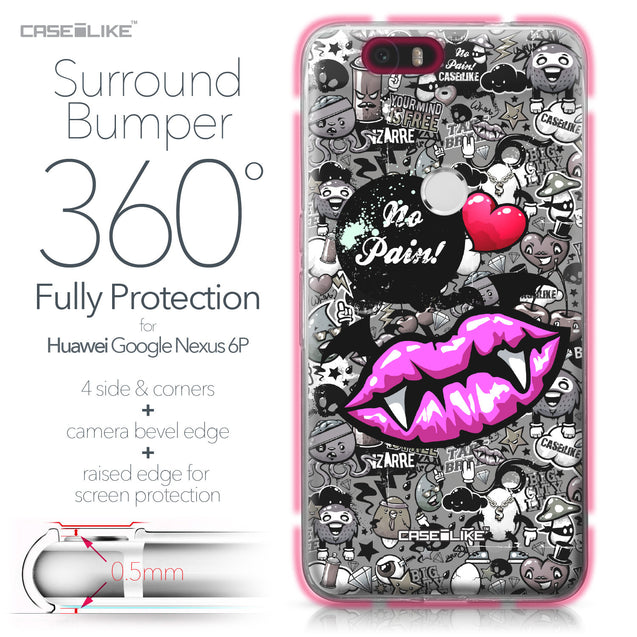 Huawei Google Nexus 6P case Graffiti 2708 Bumper Case Protection | CASEiLIKE.com