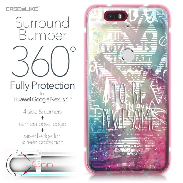 Huawei Google Nexus 6P case Graffiti 2726 Bumper Case Protection | CASEiLIKE.com