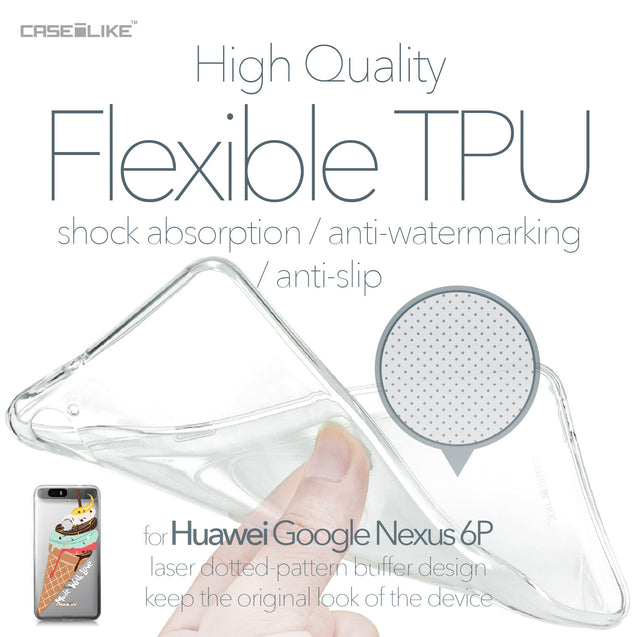 Huawei Google Nexus 6P case Ice Cream 4820 Soft Gel Silicone Case | CASEiLIKE.com