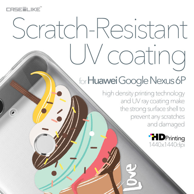 Huawei Google Nexus 6P case Ice Cream 4820 with UV-Coating Scratch-Resistant Case | CASEiLIKE.com