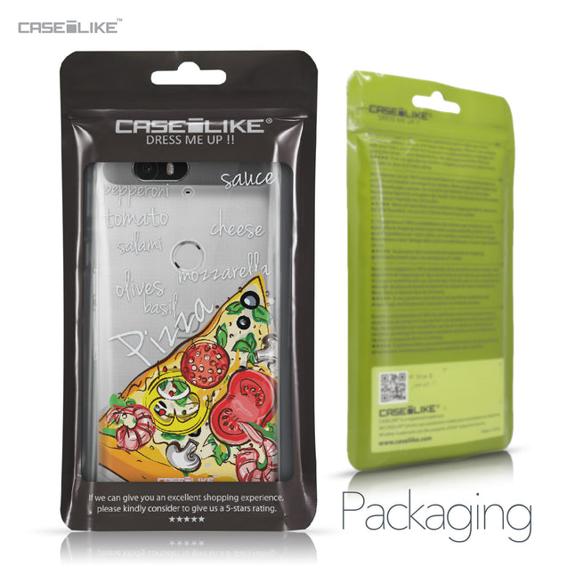 Huawei Google Nexus 6P case Pizza 4822 Retail Packaging | CASEiLIKE.com