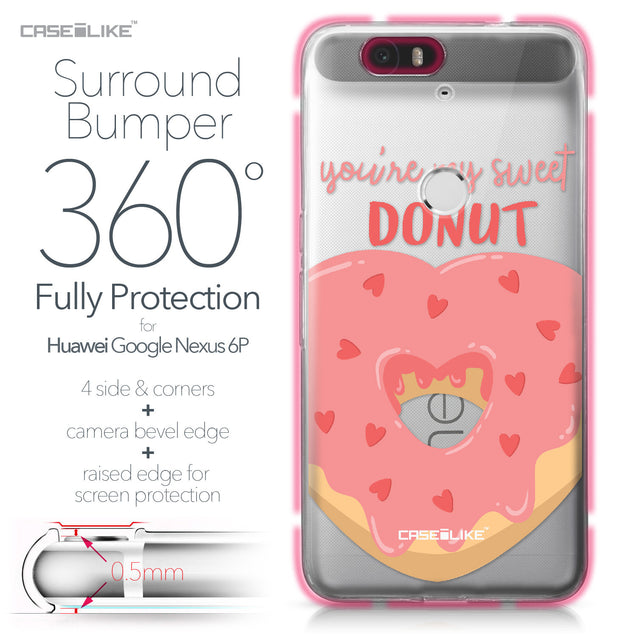 Huawei Google Nexus 6P case Dounuts 4823 Bumper Case Protection | CASEiLIKE.com