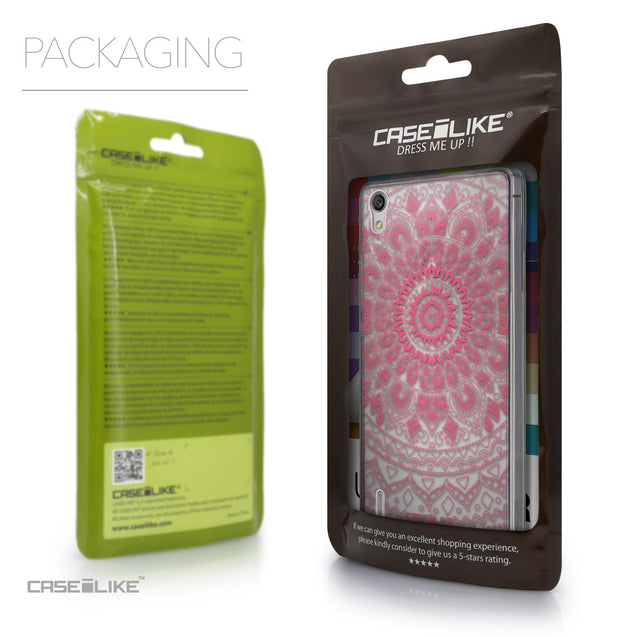 Packaging - CASEiLIKE Huawei Ascend P7 back cover Indian Line Art 2062
