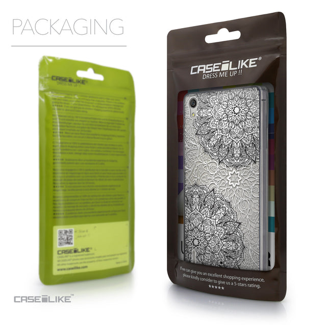 Packaging - CASEiLIKE Huawei Ascend P7 back cover Mandala Art 2093