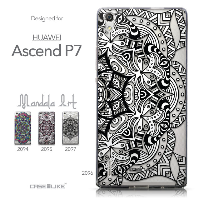 Collection - CASEiLIKE Huawei Ascend P7 back cover Mandala Art 2096