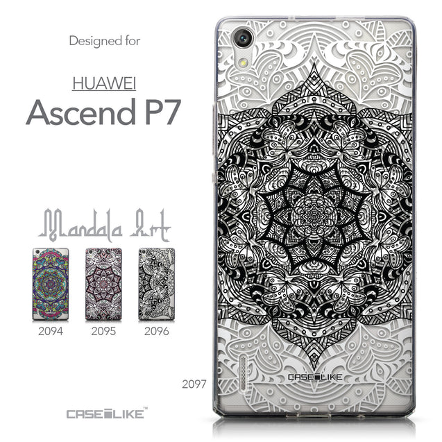 Collection - CASEiLIKE Huawei Ascend P7 back cover Mandala Art 2097