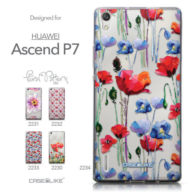 Collection - CASEiLIKE Huawei Ascend P7 back cover Indian Line Art 2061