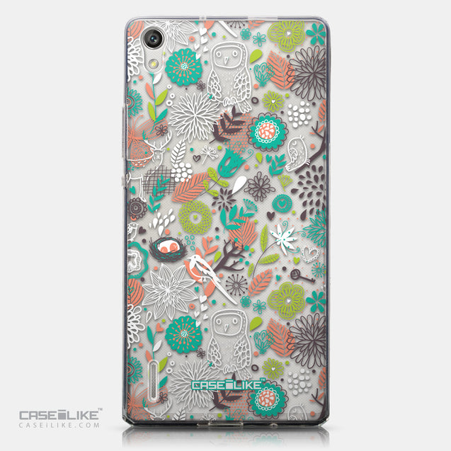 CASEiLIKE Huawei Ascend P7 back cover Spring Forest White 2241