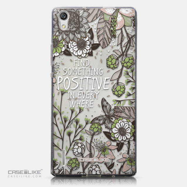 CASEiLIKE Huawei Ascend P7 back cover Blooming Flowers 2250