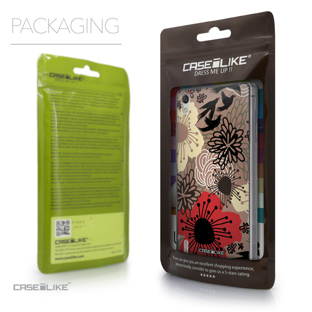 Packaging - CASEiLIKE Huawei Ascend P7 back cover Japanese Floral 2254