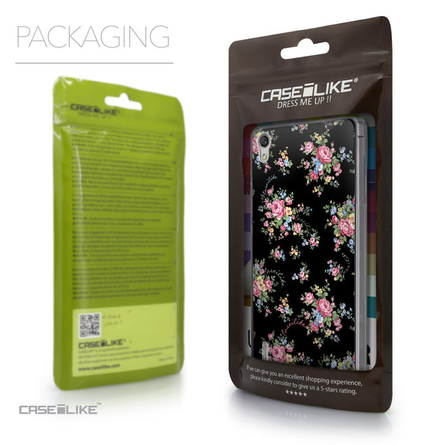 Packaging - CASEiLIKE Huawei Ascend P7 back cover Floral Rose Classic 2261