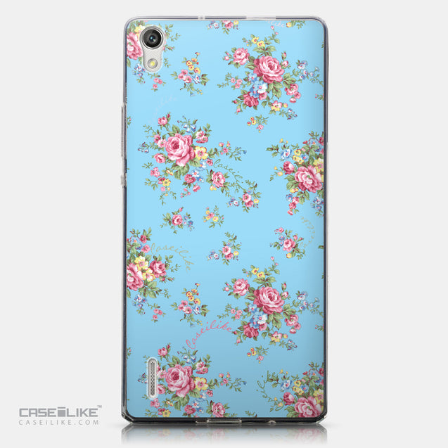 CASEiLIKE Huawei Ascend P7 back cover Floral Rose Classic 2263