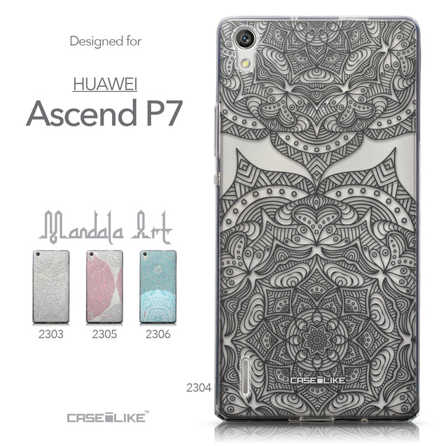 Collection - CASEiLIKE Huawei Ascend P7 back cover Mandala Art 2304