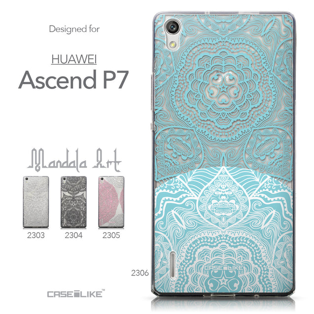 Collection - CASEiLIKE Huawei Ascend P7 back cover Mandala Art 2306