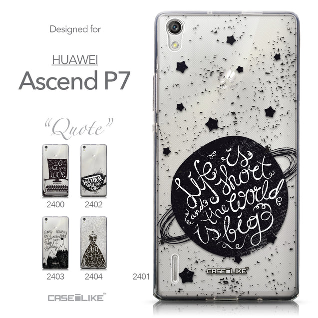 Collection - CASEiLIKE Huawei Ascend P7 back cover Quote 2401