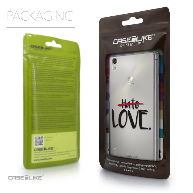 Packaging - CASEiLIKE Huawei Ascend P7 back cover Quote 2406