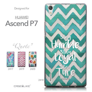 Collection - CASEiLIKE Huawei Ascend P7 back cover Quote 2418