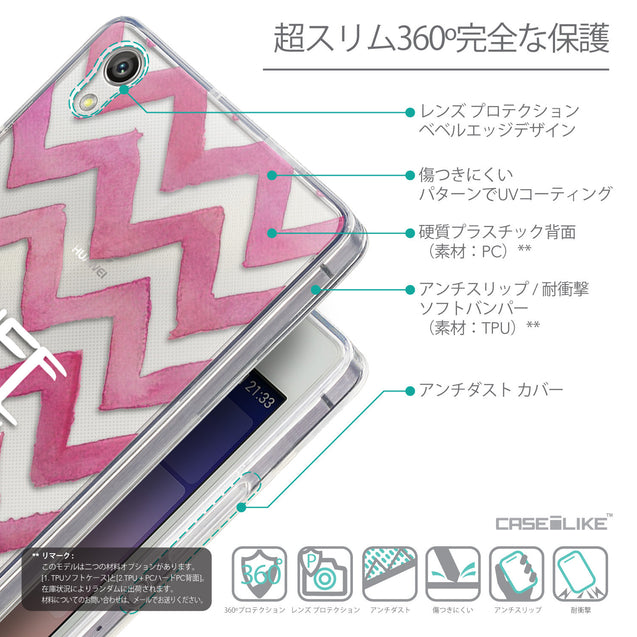 Details in Japanese - CASEiLIKE Huawei Ascend P7 back cover Quote 2419