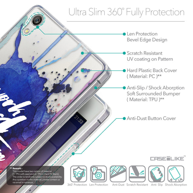 Details in English - CASEiLIKE Huawei Ascend P7 back cover Quote 2422