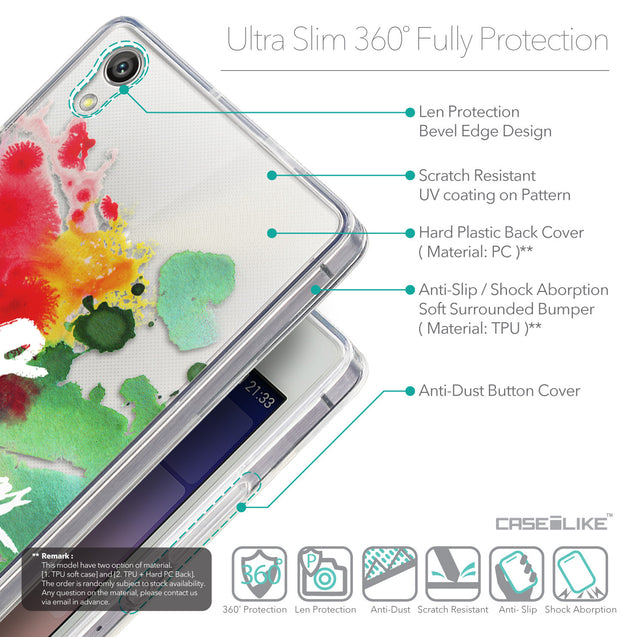 Details in English - CASEiLIKE Huawei Ascend P7 back cover Quote 2424