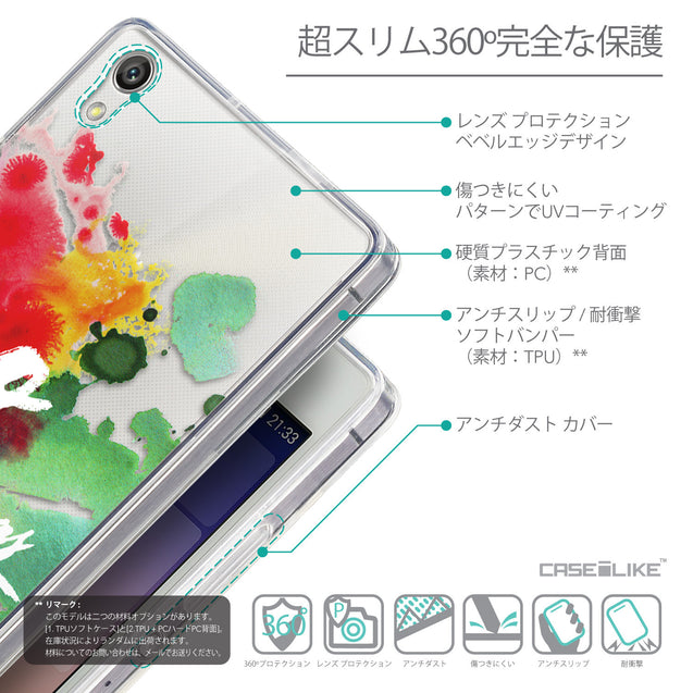 Details in Japanese - CASEiLIKE Huawei Ascend P7 back cover Quote 2424