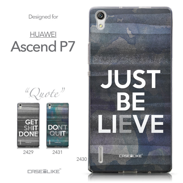 Collection - CASEiLIKE Huawei Ascend P7 back cover Quote 2430