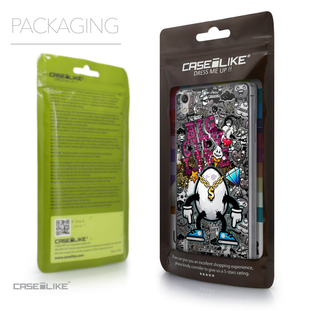 Packaging - CASEiLIKE Huawei Ascend P7 back cover Graffiti 2704