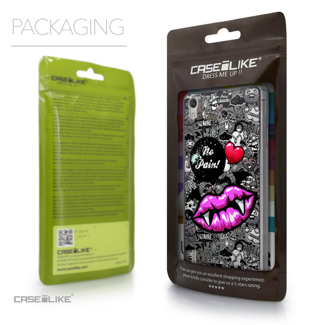 Packaging - CASEiLIKE Huawei Ascend P7 back cover Graffiti 2708