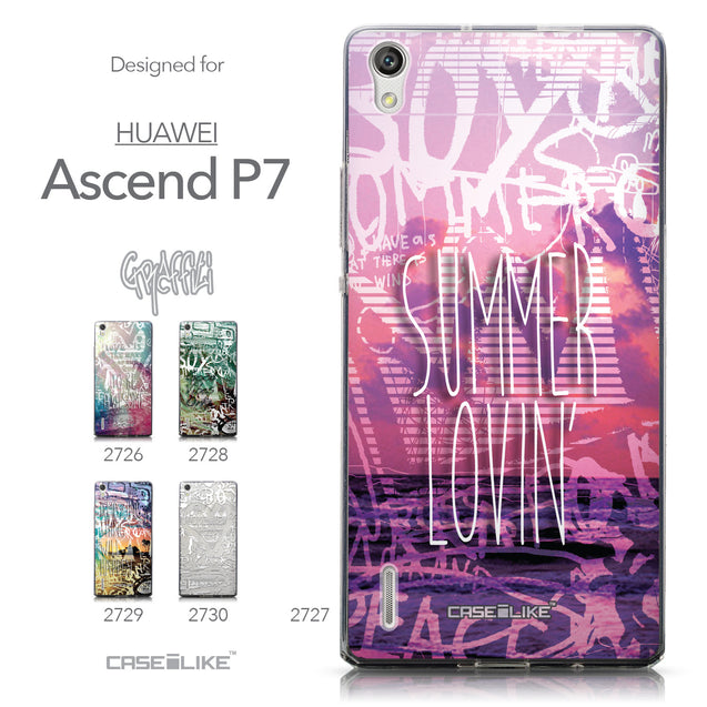 Collection - CASEiLIKE Huawei Ascend P7 back cover Graffiti 2727