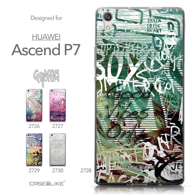 Collection - CASEiLIKE Huawei Ascend P7 back cover Graffiti 2728
