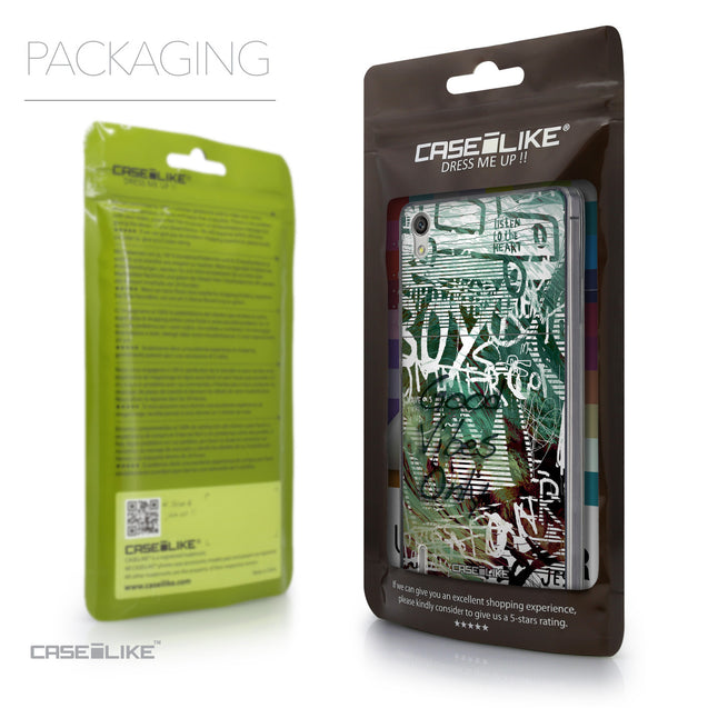 Packaging - CASEiLIKE Huawei Ascend P7 back cover Graffiti 2728