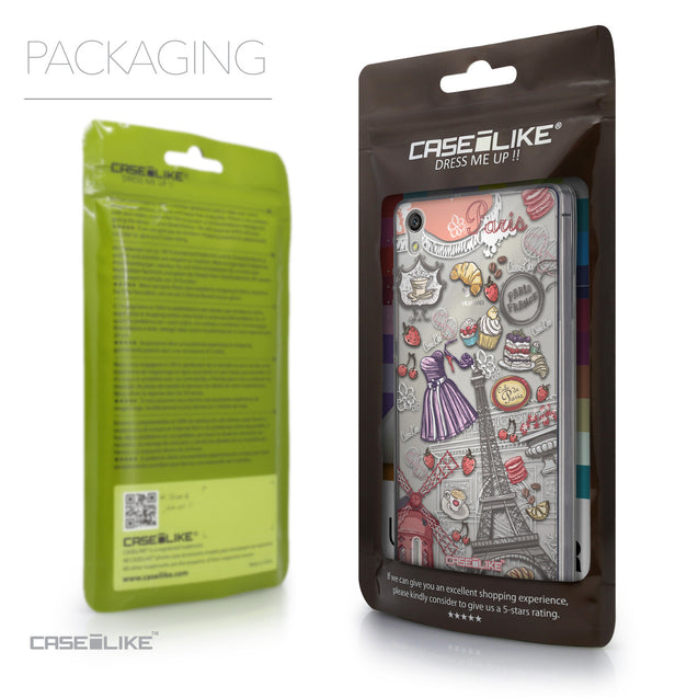 Packaging - CASEiLIKE Huawei Ascend P7 back cover Paris Holiday 3907