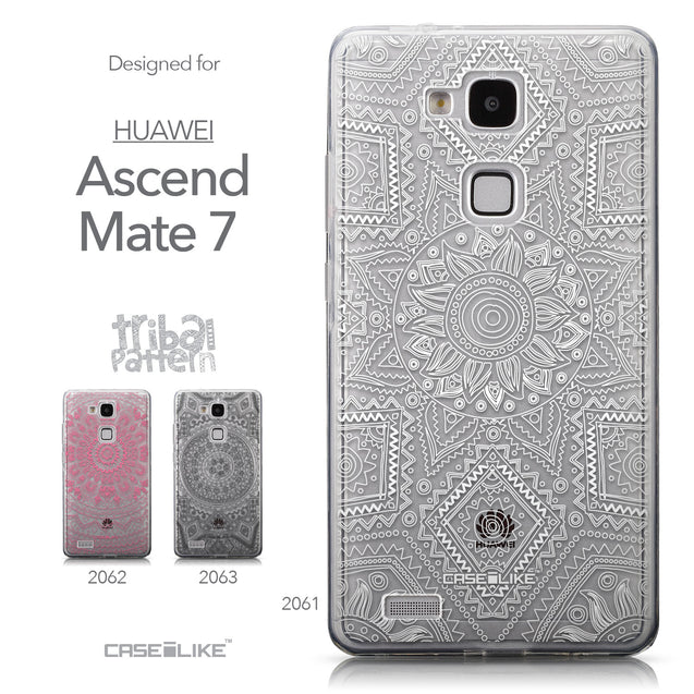 Collection - CASEiLIKE Huawei Ascend Mate 7 back cover Indian Line Art 2061