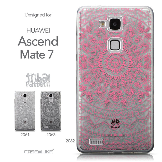 Collection - CASEiLIKE Huawei Ascend Mate 7 back cover Indian Line Art 2062