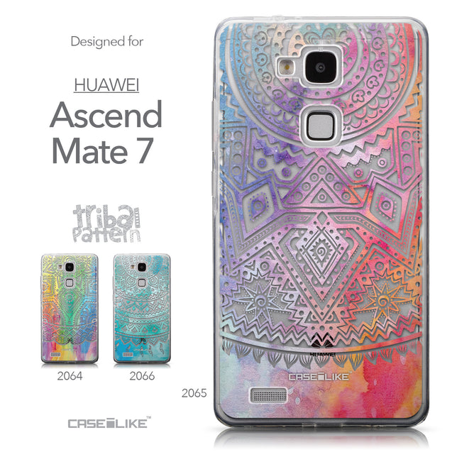 Collection - CASEiLIKE Huawei Ascend Mate 7 back cover Indian Line Art 2065