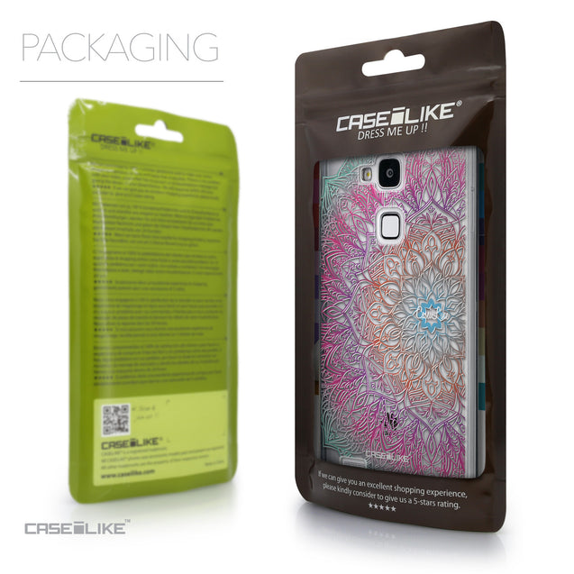 Packaging - CASEiLIKE Huawei Ascend Mate 7 back cover Mandala Art 2090