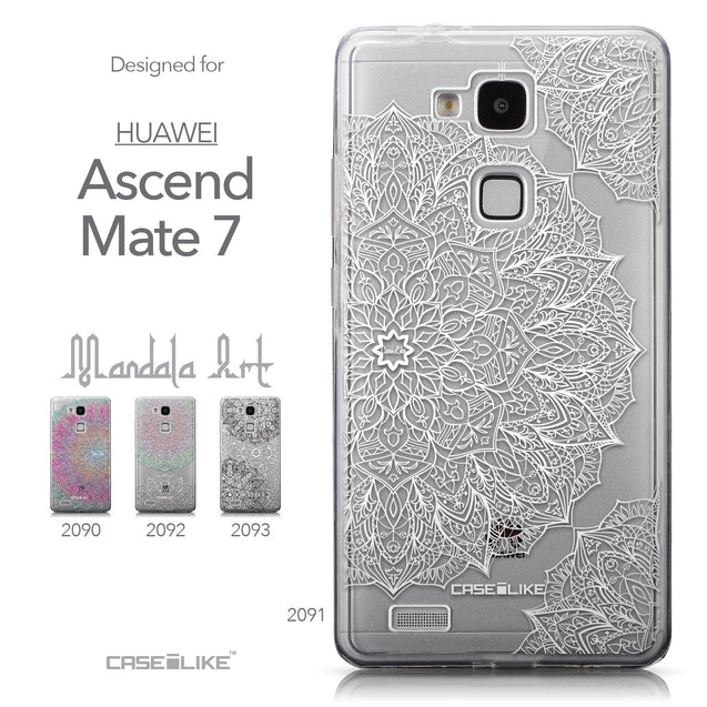 Collection - CASEiLIKE Huawei Ascend Mate 7 back cover Mandala Art 2091