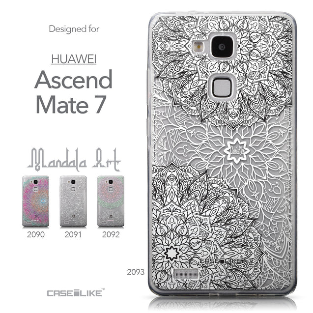 Collection - CASEiLIKE Huawei Ascend Mate 7 back cover Mandala Art 2093