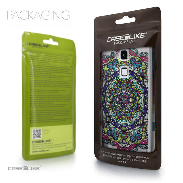 Packaging - CASEiLIKE Huawei Ascend Mate 7 back cover Mandala Art 2094