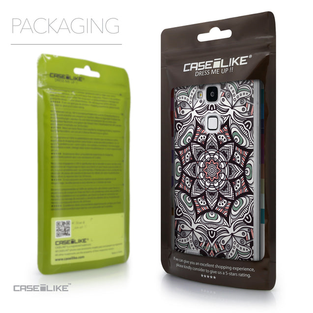 Packaging - CASEiLIKE Huawei Ascend Mate 7 back cover Mandala Art 2095