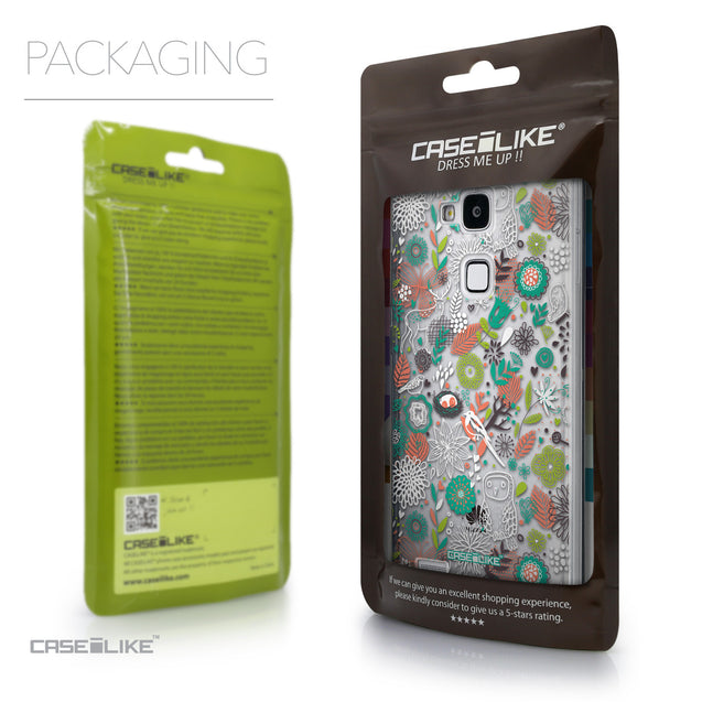 Packaging - CASEiLIKE Huawei Ascend Mate 7 back cover Spring Forest White 2241