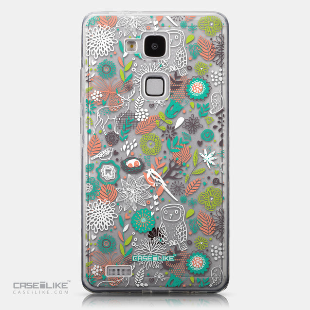 CASEiLIKE Huawei Ascend Mate 7 back cover Spring Forest White 2241