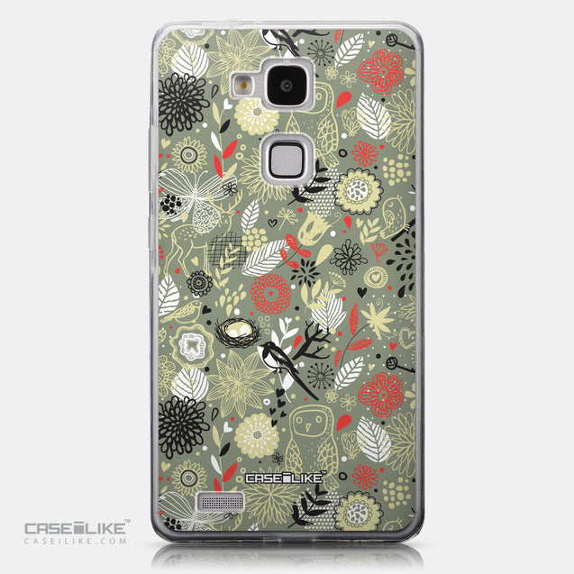 CASEiLIKE Huawei Ascend Mate 7 back cover Spring Forest Gray 2243
